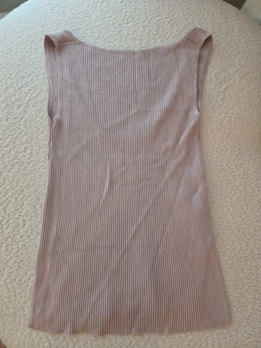 Abercrombie & Fitch Dusty Mauve Ribbed Tank
